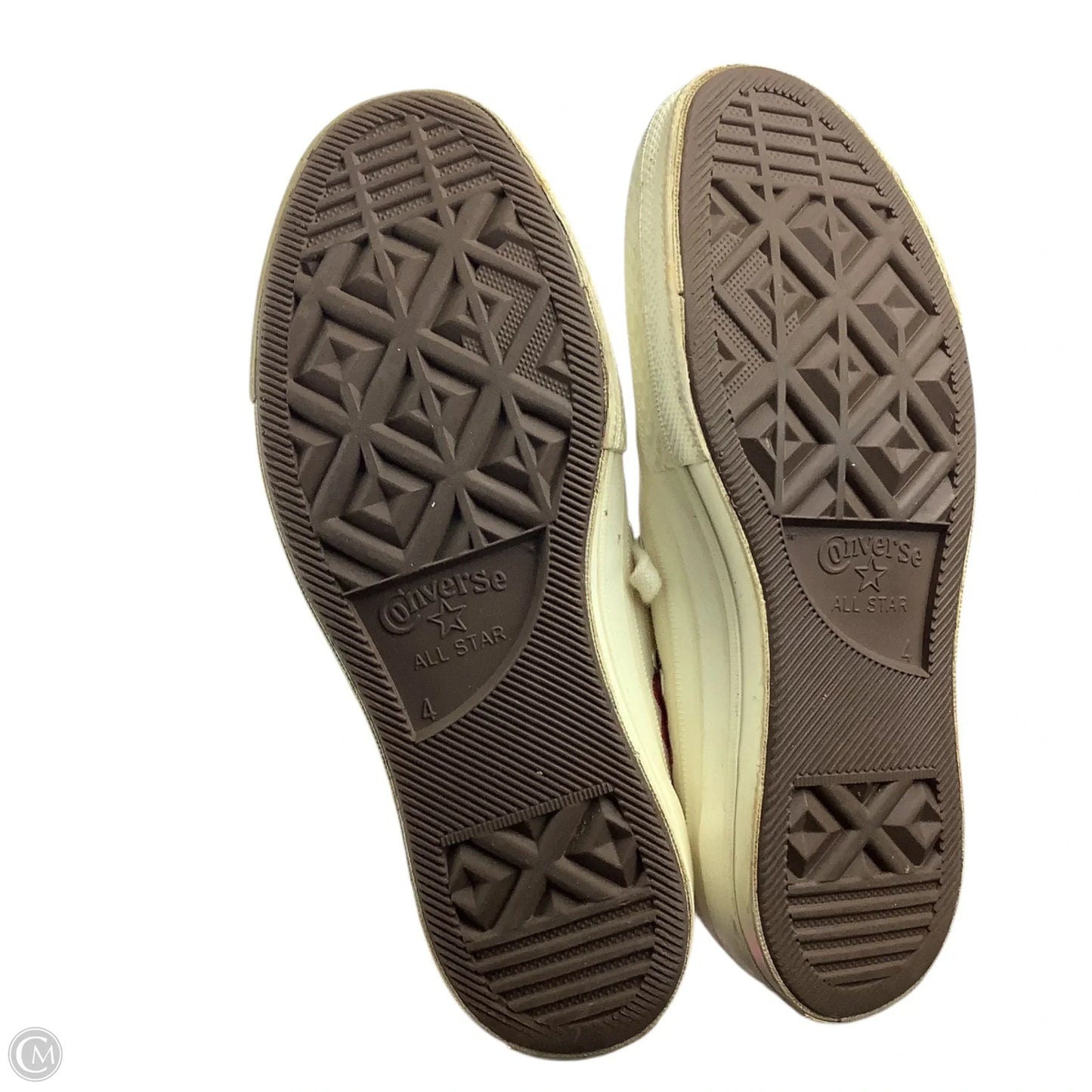 Shoes Sneakers By Converse In Cream & Red, Size: 6