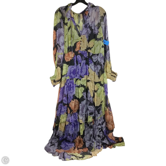 Dress Casual Maxi By Anthropologie In Floral Print, Size: S