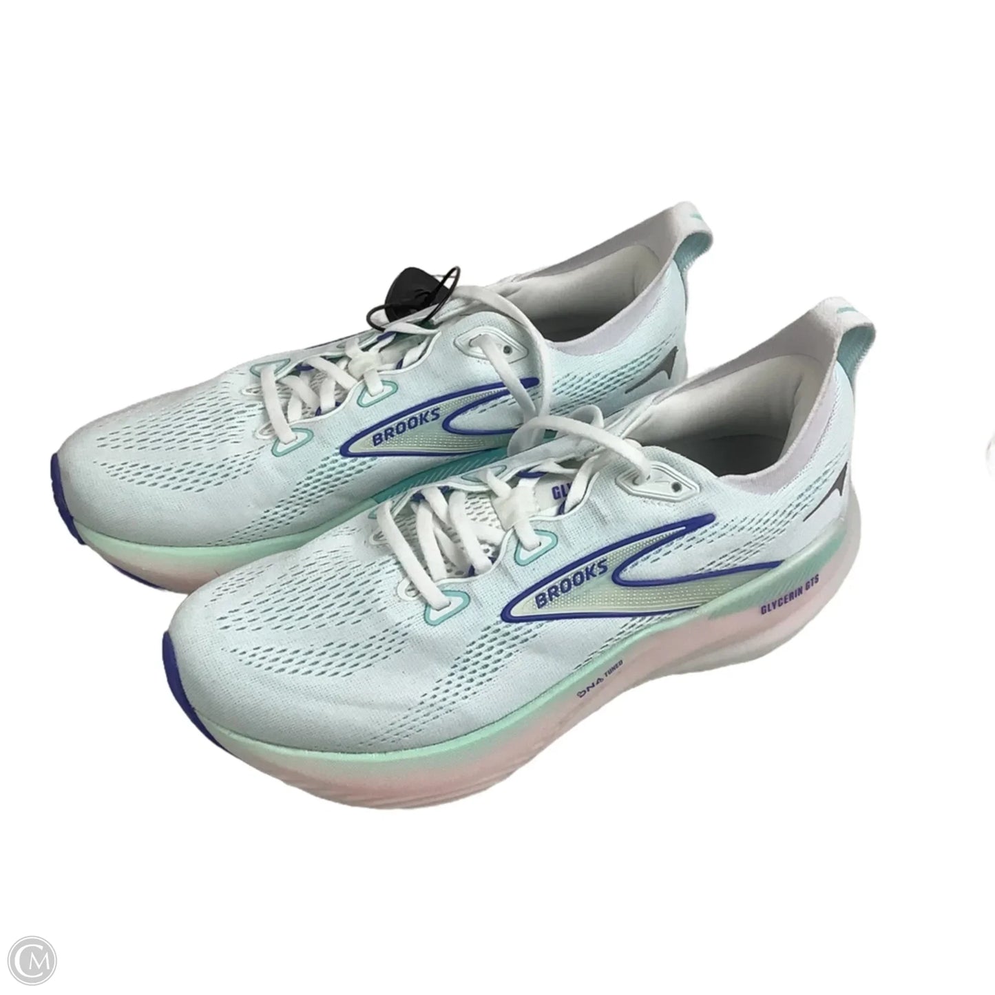 Shoes Athletic By Brooks In White, Size: 10