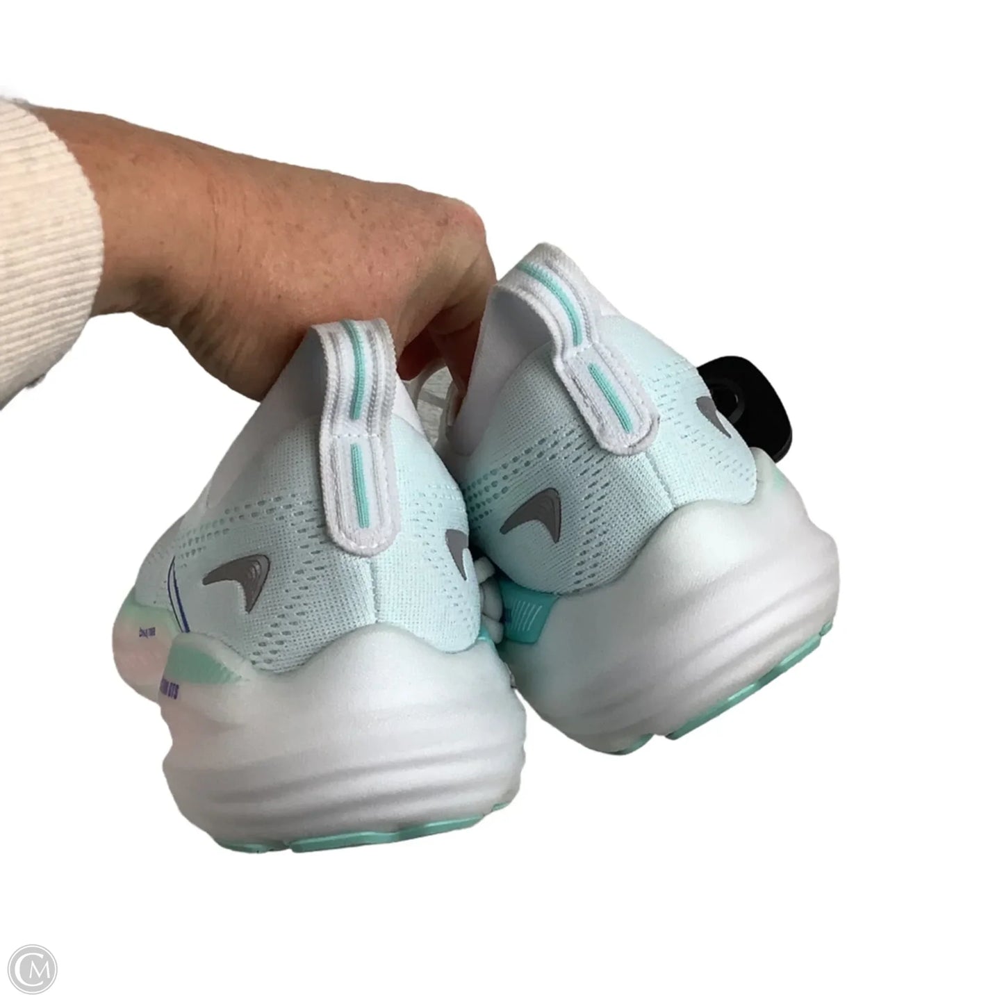 Shoes Athletic By Brooks In White, Size: 10