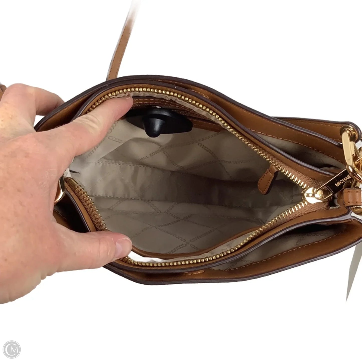 Crossbody Designer By Michael Kors, Size: Medium