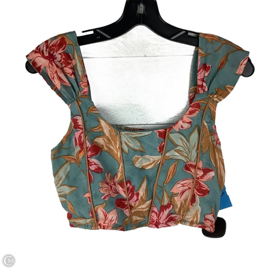 Top Sleeveless By Clothes Mentor In Floral Print, Size: Xs