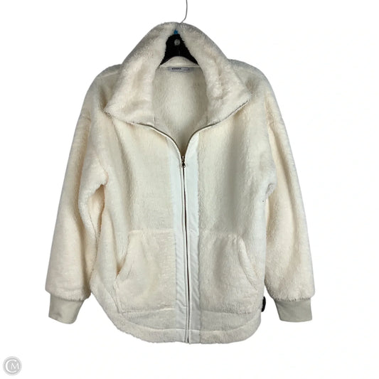 Jacket Faux Fur & Sherpa By Sonoma In White, Size: M