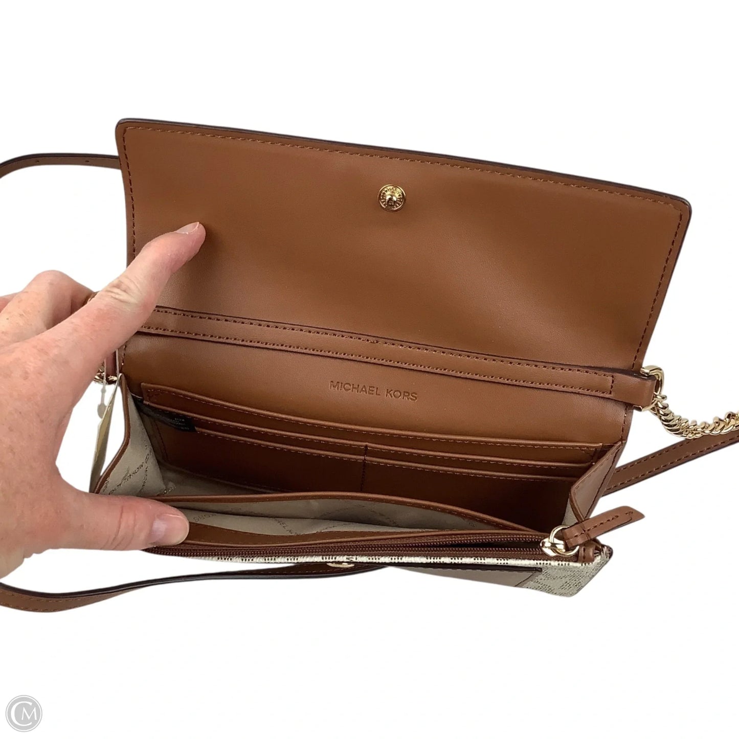 Crossbody Designer By Michael Kors, Size: Small