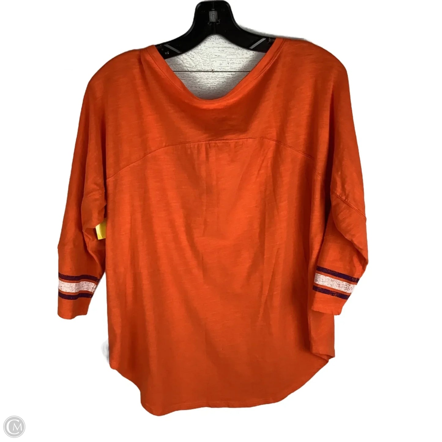 Top Long Sleeve By Champion In Orange, Size: L