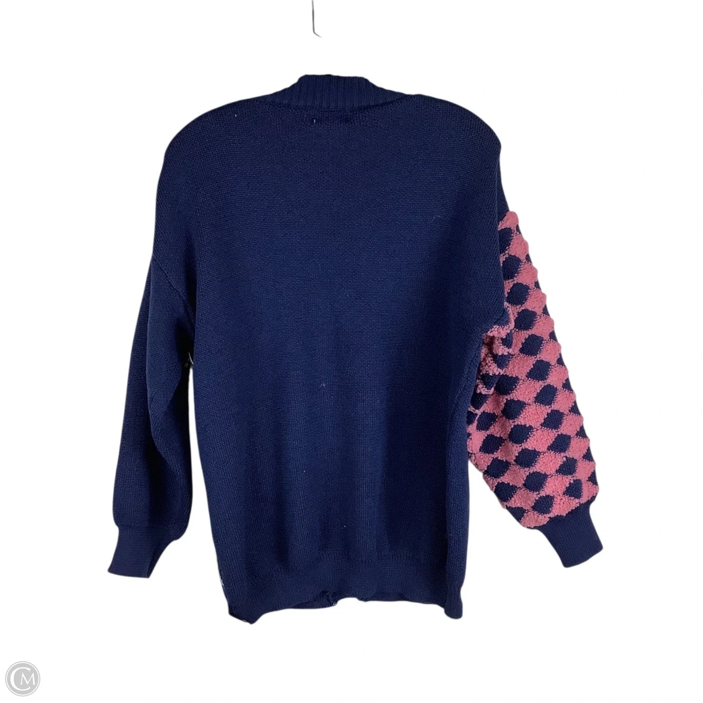 Sweater By Simply Southern In Blue & Pink, Size: M