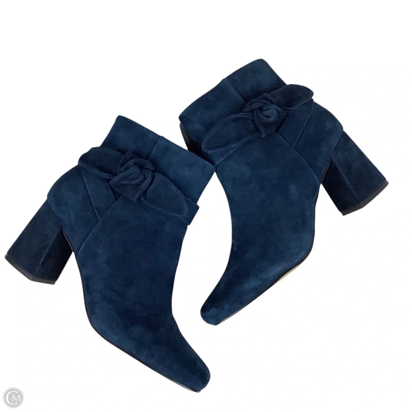 Boots Leather By Cmc In Blue, Size: 8WW