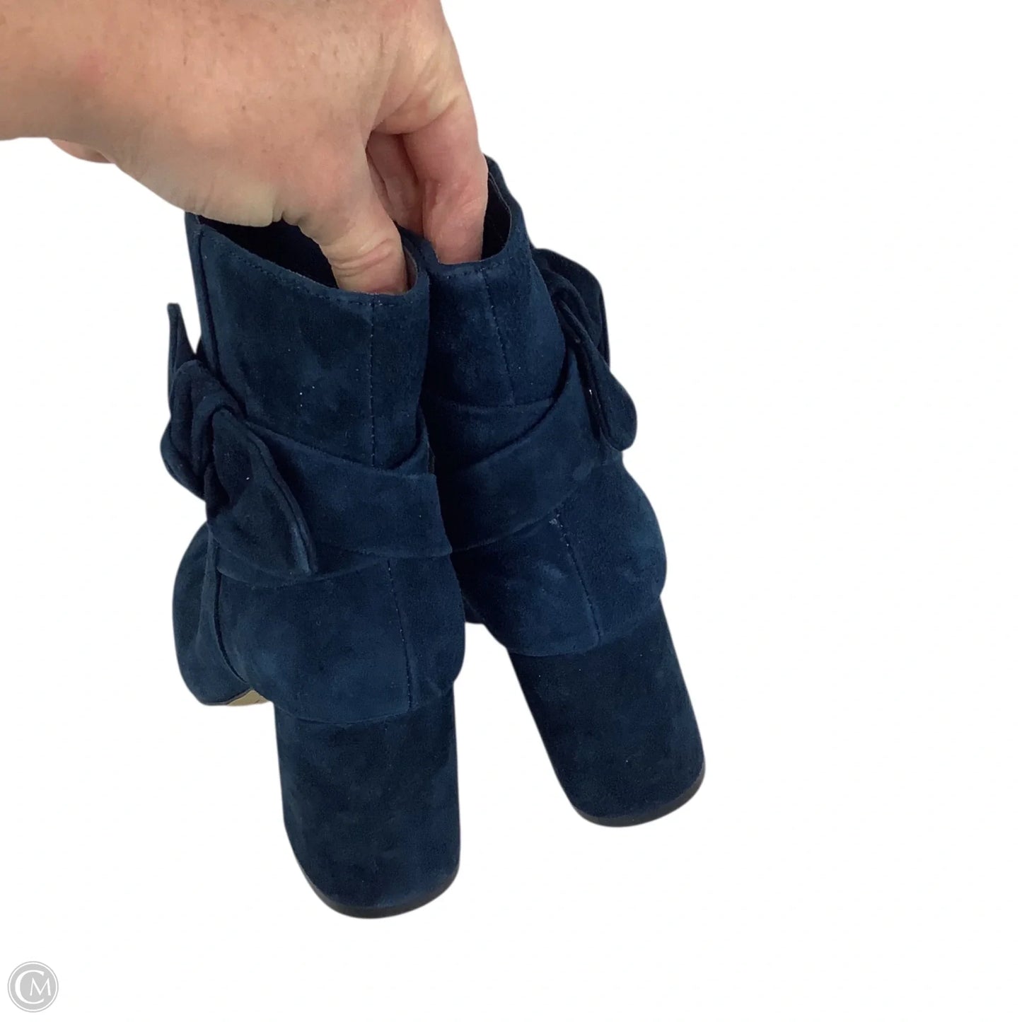 Boots Leather By Cmc In Blue, Size: 8WW