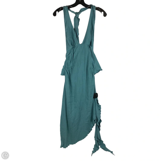 Dress Party Midi By Free People In Teal, Size: S