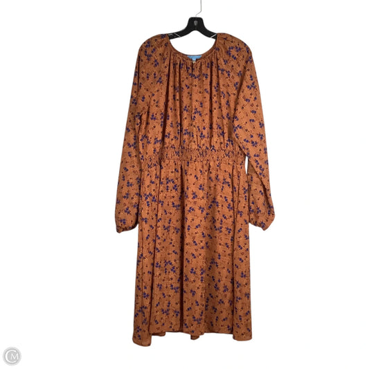 Dress Casual Short By Draper James In Orange, Size: Xxl