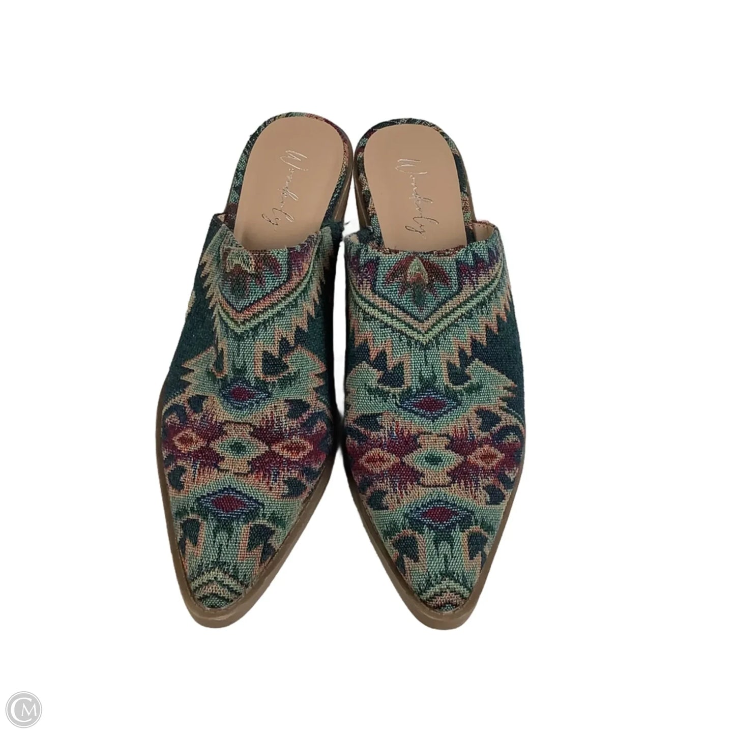 Shoes Heels Block By Wonderly In Multi-colored, Size: 8