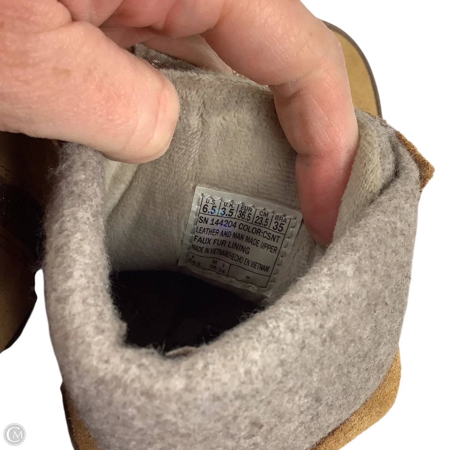 Boots Ankle Flats By Skechers In Brown, Size: 6.5