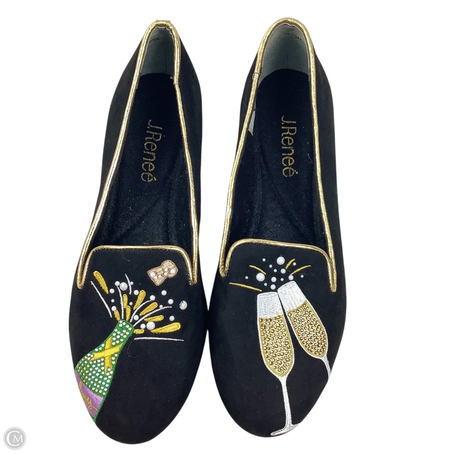 Shoes Flats By J Renee In Black, Size: 6.5