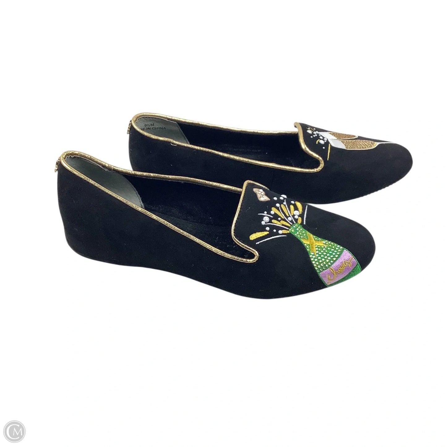 Shoes Flats By J Renee In Black, Size: 6.5