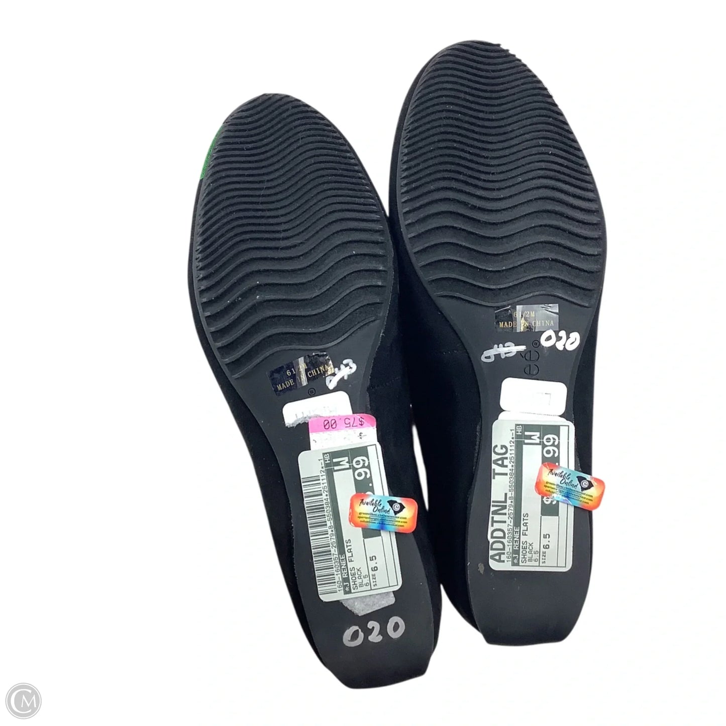 Shoes Flats By J Renee In Black, Size: 6.5