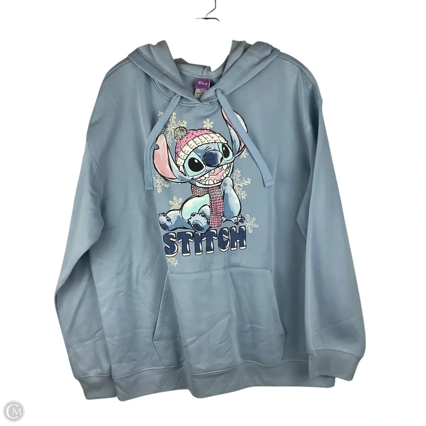Sweatshirt Hoodie By Disney In Blue, Size: Xxl