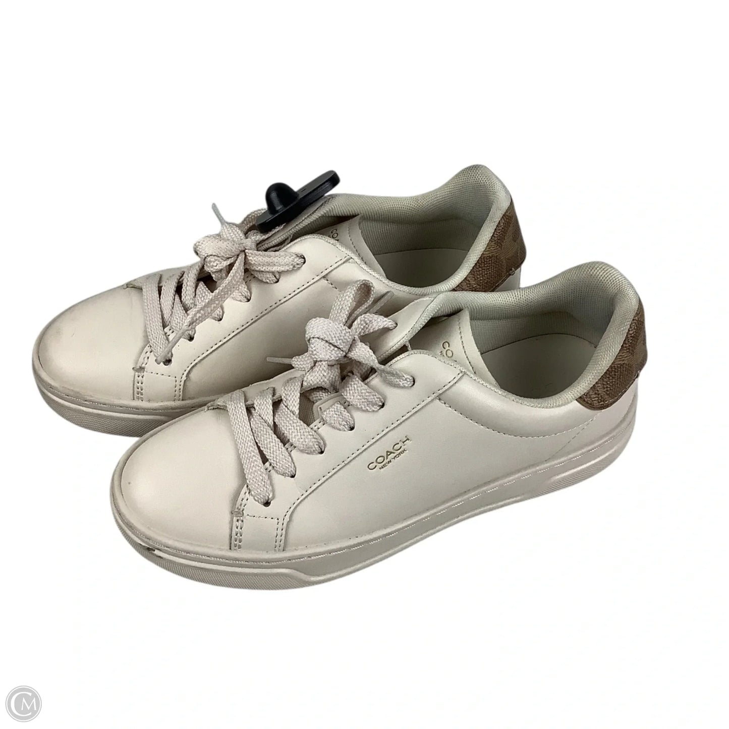 Shoes Designer By Coach In Cream, Size: 7