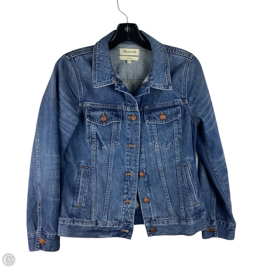 Jacket Denim By Madewell In Blue Denim, Size: M