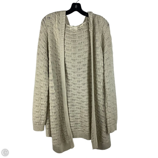 Sweater Cardigan By Sleeping On Snow In Beige, Size: S