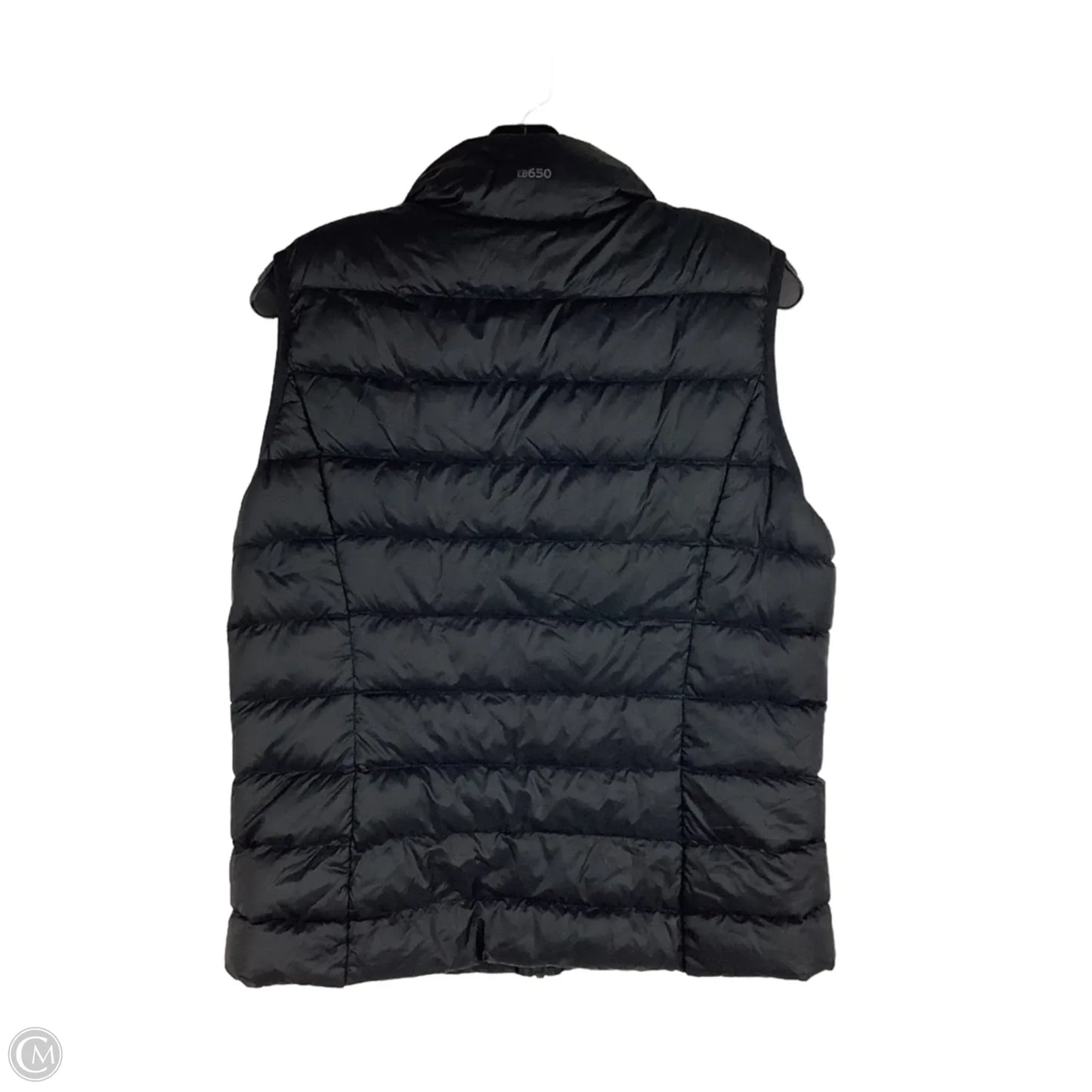 Vest Puffer & Quilted By Eddie Bauer In Black, Size: L