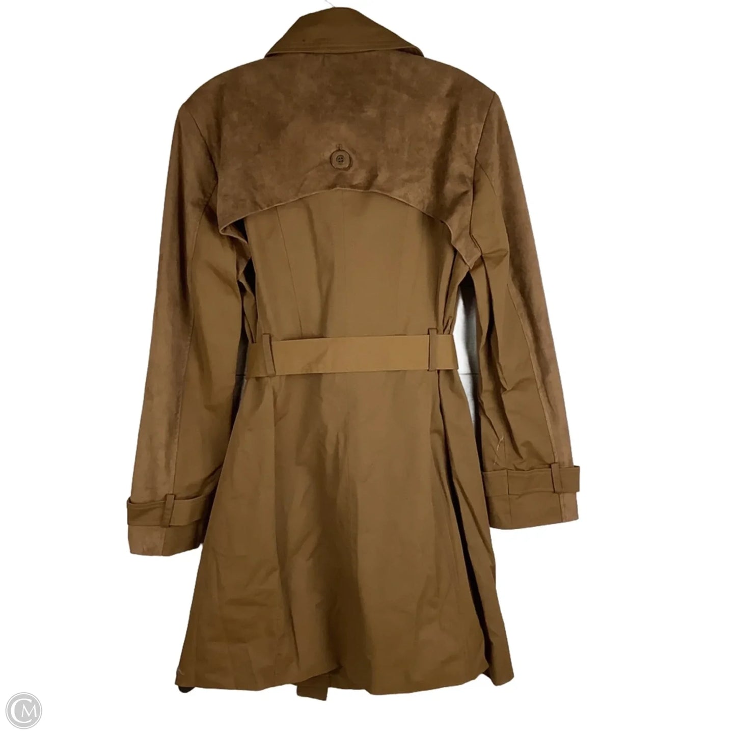 Coat Trench Coat By New York And Co In Brown, Size: L