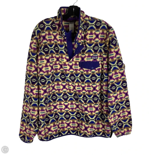 Jacket Fleece By Patagonia In Multi-colored, Size: L