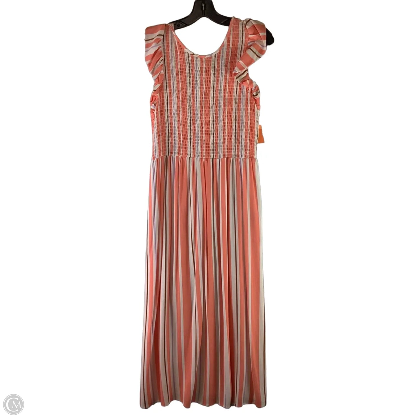 Dress Casual Maxi By A New Day In Coral, Size: M
