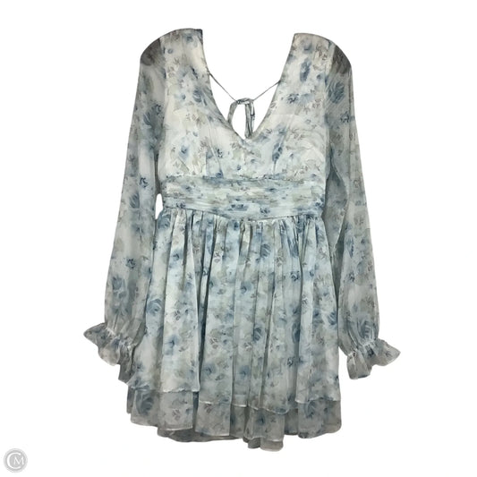 Dress Party Short By Mi Ami In Blue & Green, Size: S