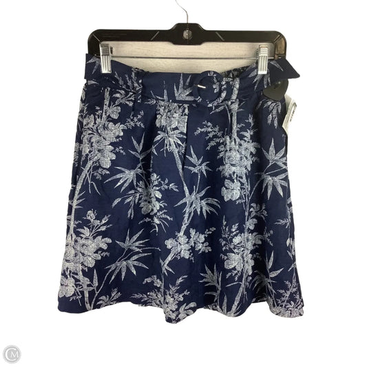 Skirt Mini & Short By Loft In Navy, Size: S