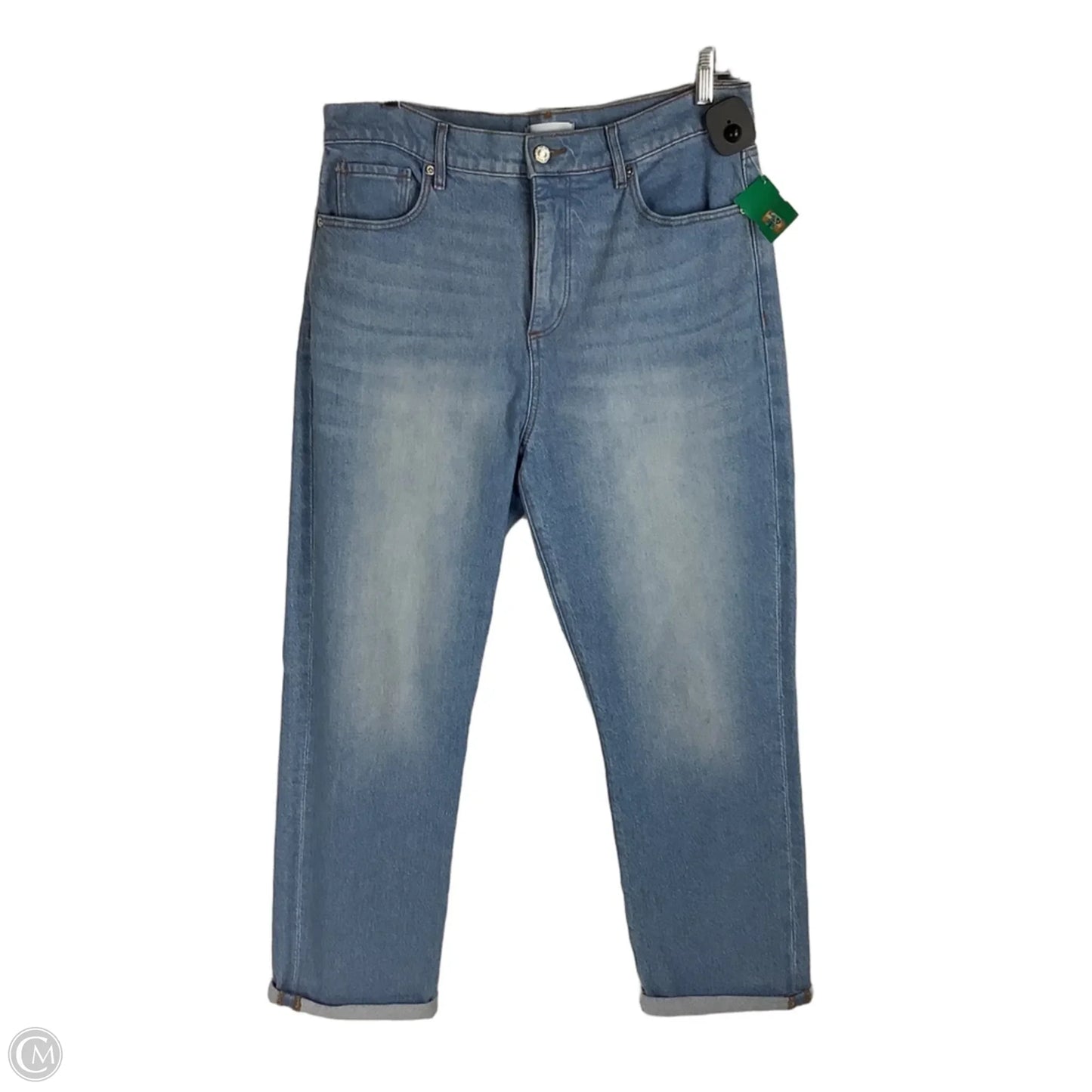 Jeans Straight By Loft In Blue Denim, Size: 8