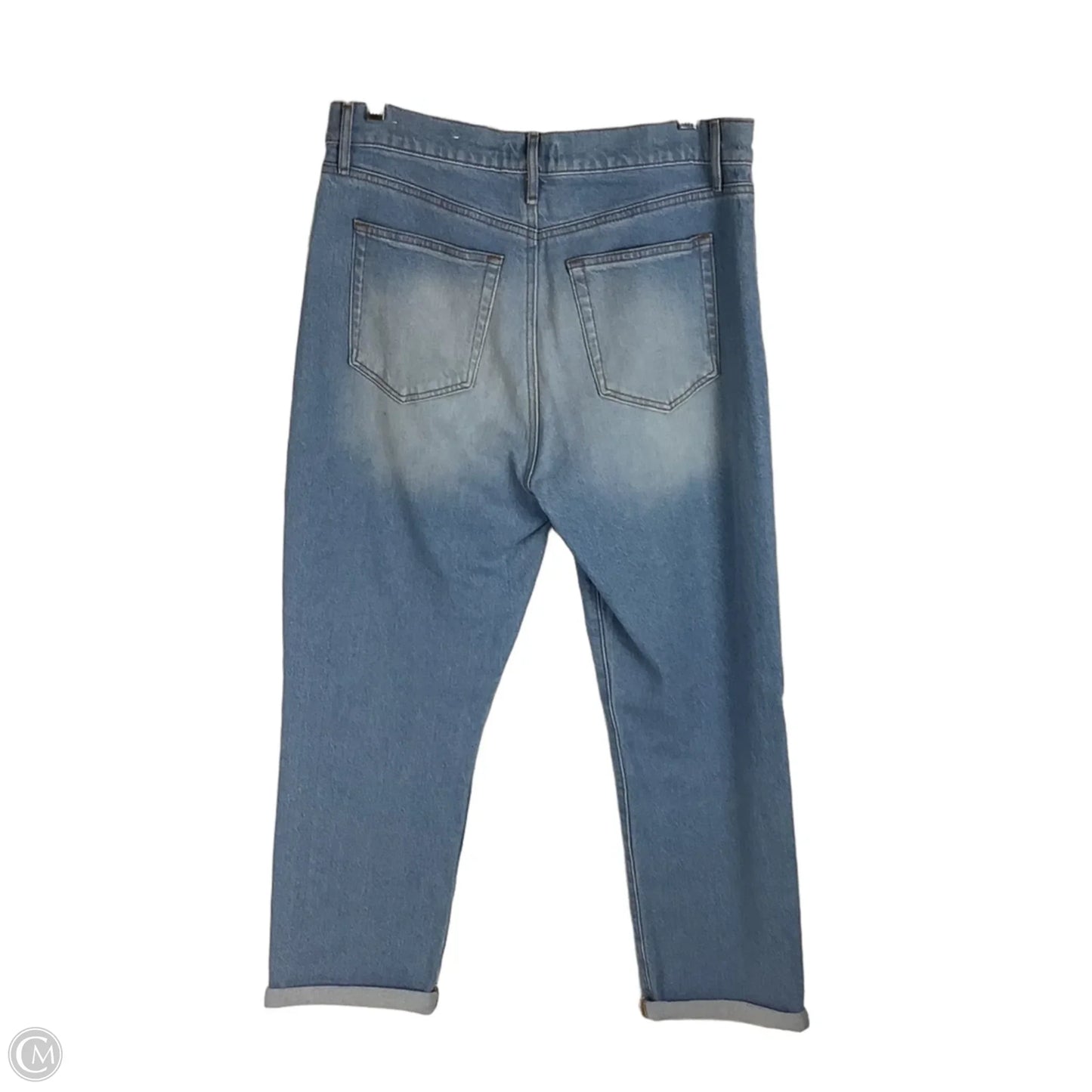 Jeans Straight By Loft In Blue Denim, Size: 8