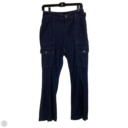 Jeans Flared By International Concepts In Blue Denim, Size: 8