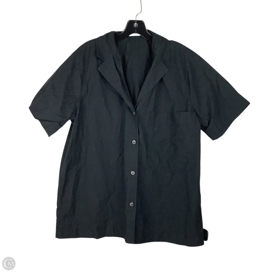 Top Short Sleeve By Everlane In Black, Size: L