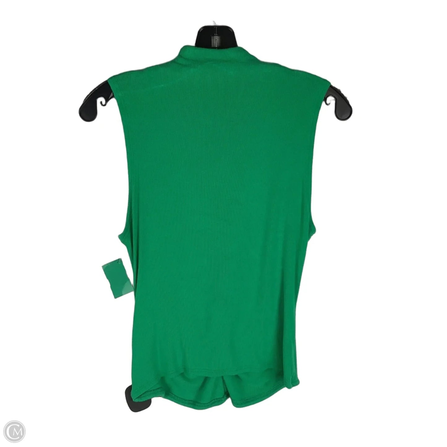 Top Sleeveless By Entro In Green, Size: M