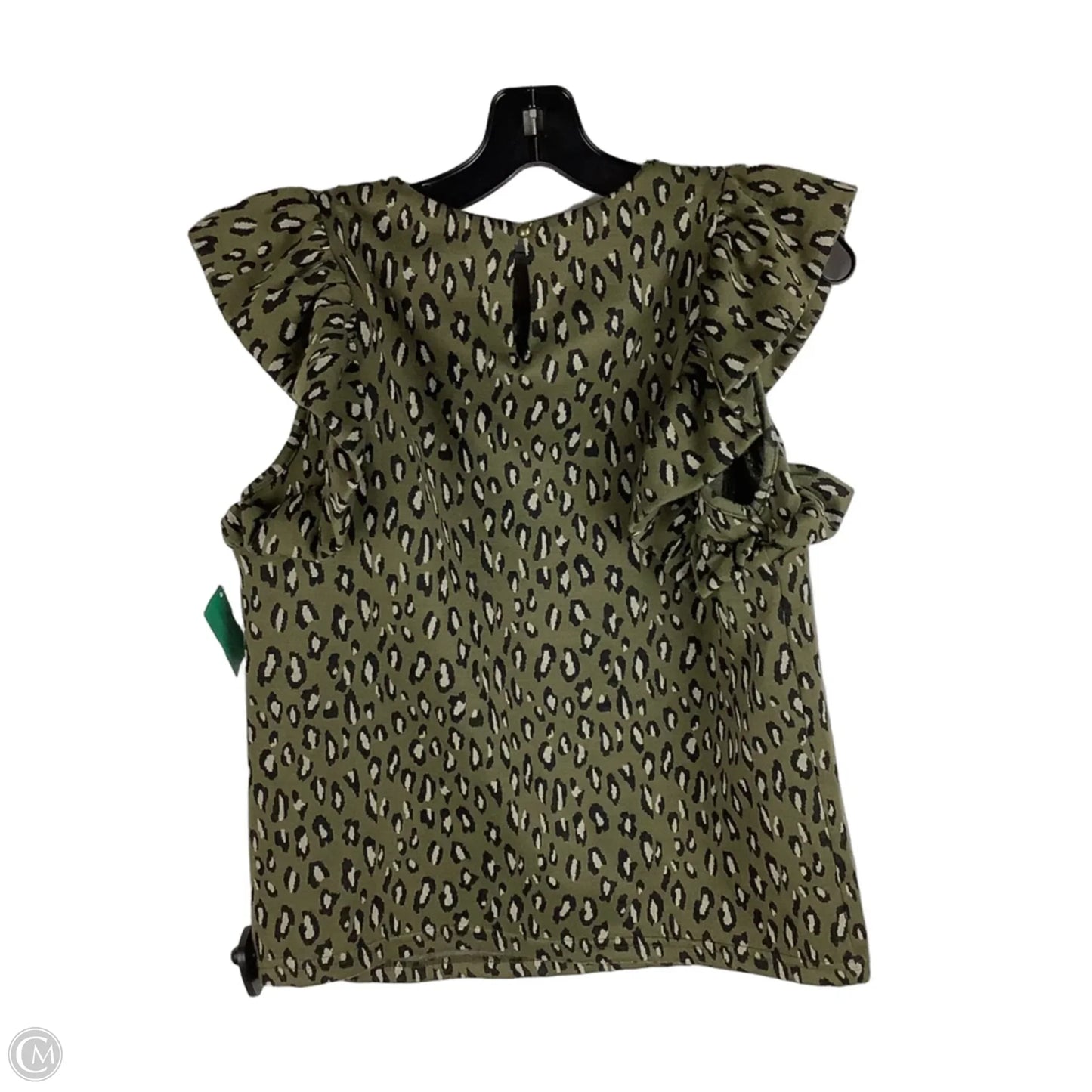 Top Sleeveless By Thml In Green, Size: M