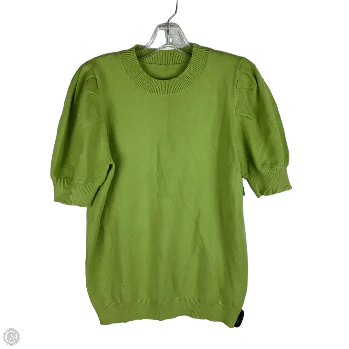 Sweater Short Sleeve By Clothes Mentor In Green, Size: Xl