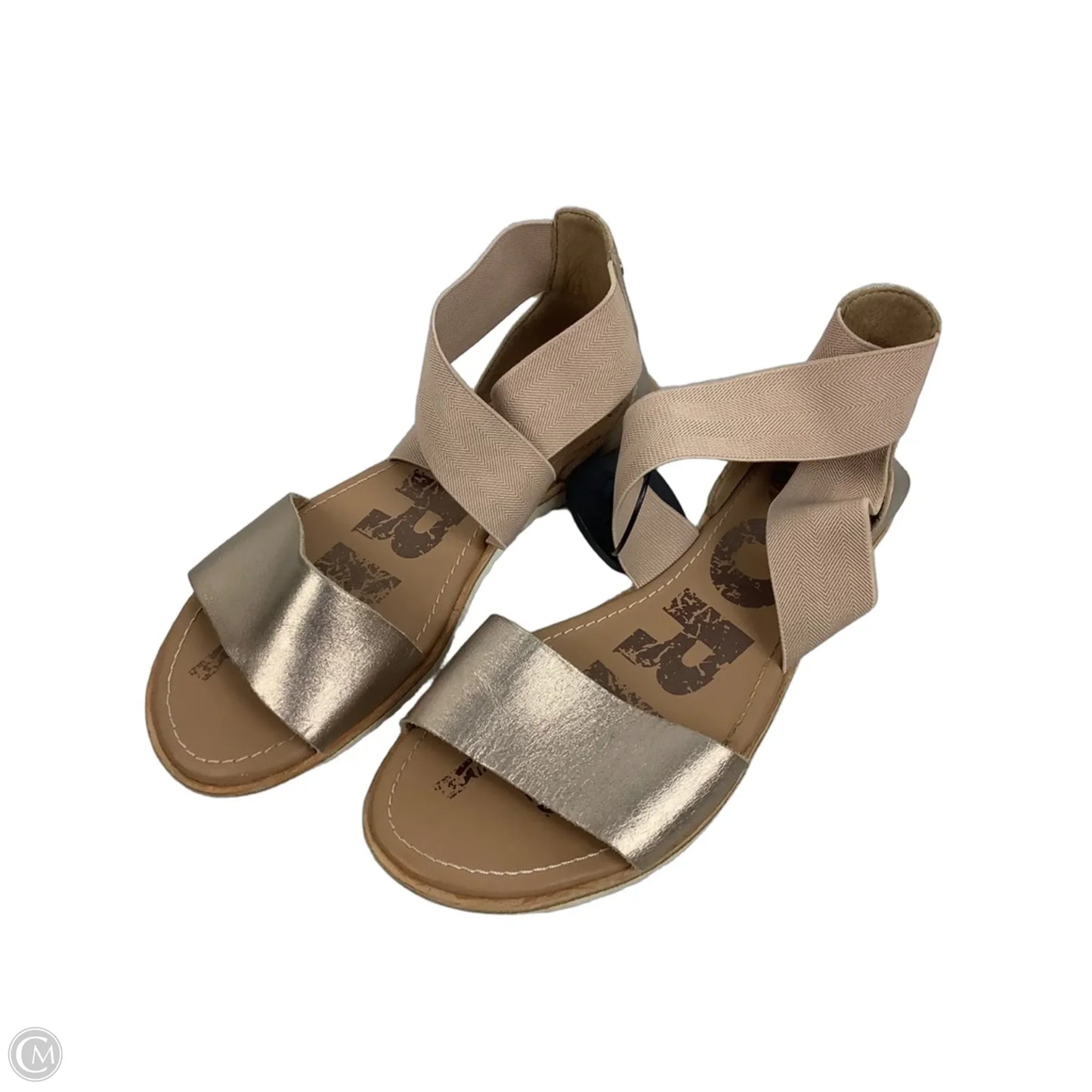 Sandals Flats By Sorel In Gold, Size: 7