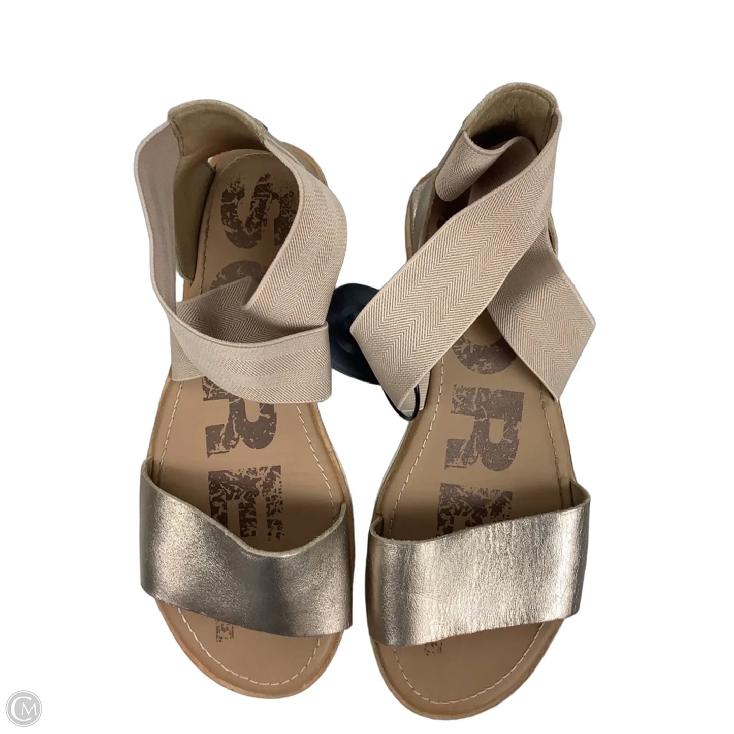 Sandals Flats By Sorel In Gold, Size: 7