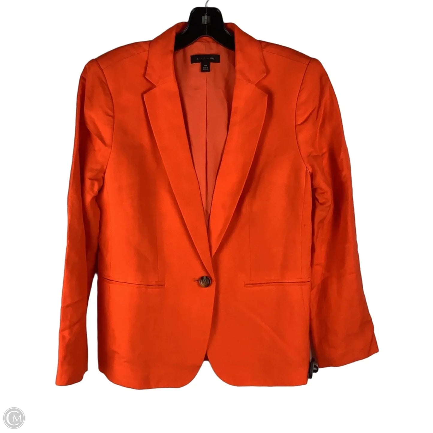 Blazer By Ann Taylor In Orange, Size: 10 petite
