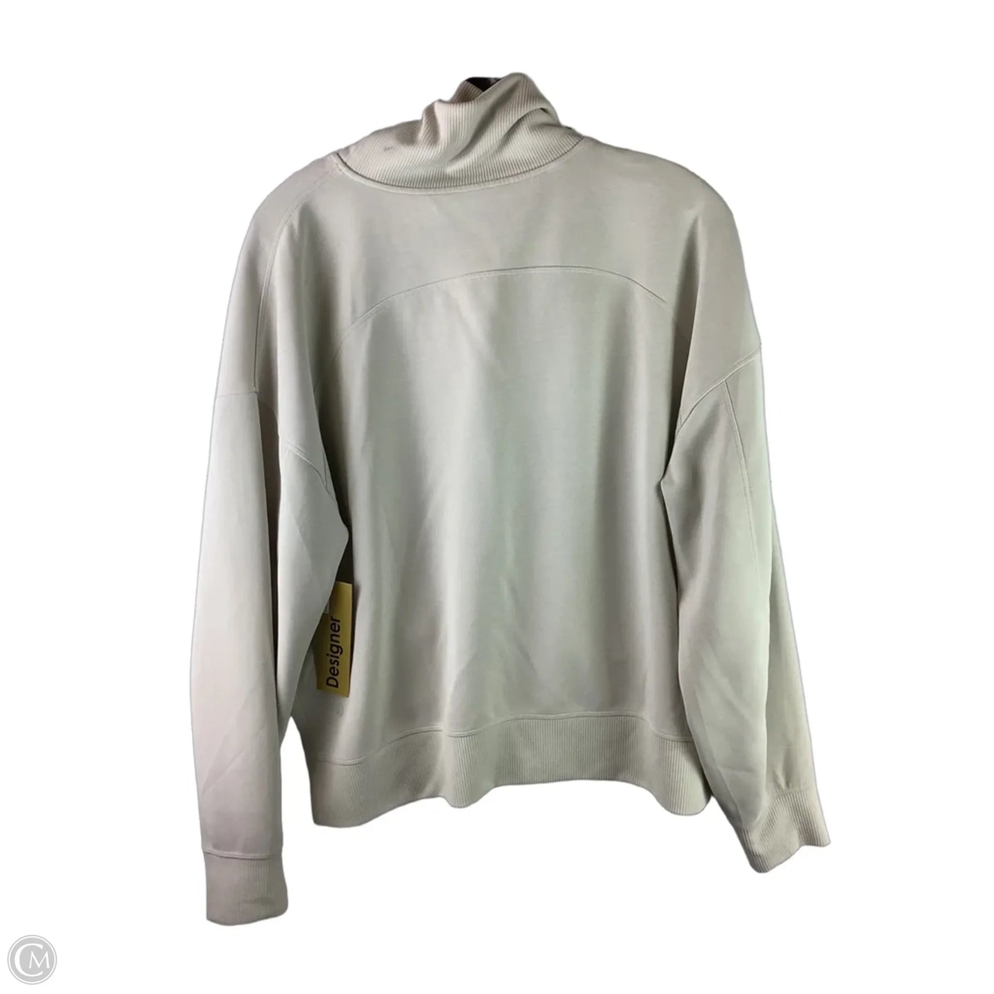Sweatshirt Collar By Lululemon In Cream, Size: 8