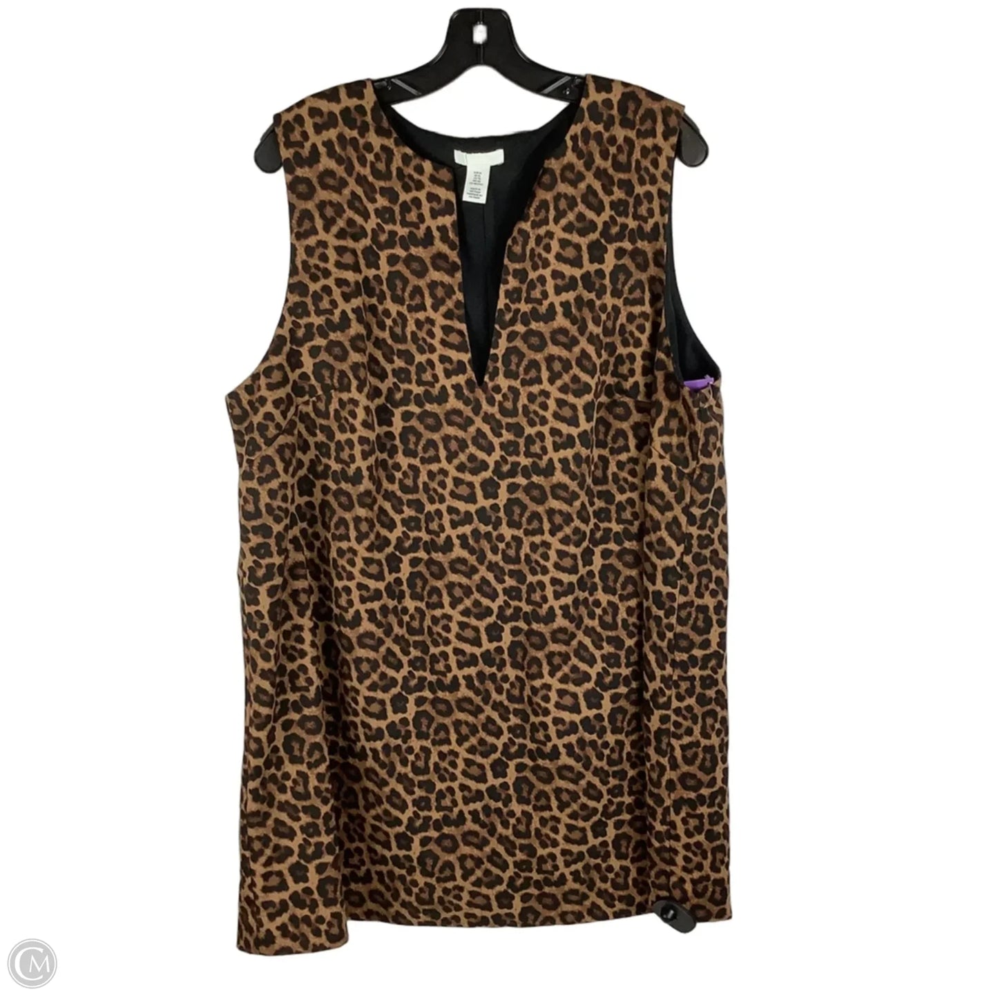Dress Party Short By H&m In Animal Print, Size: Xl