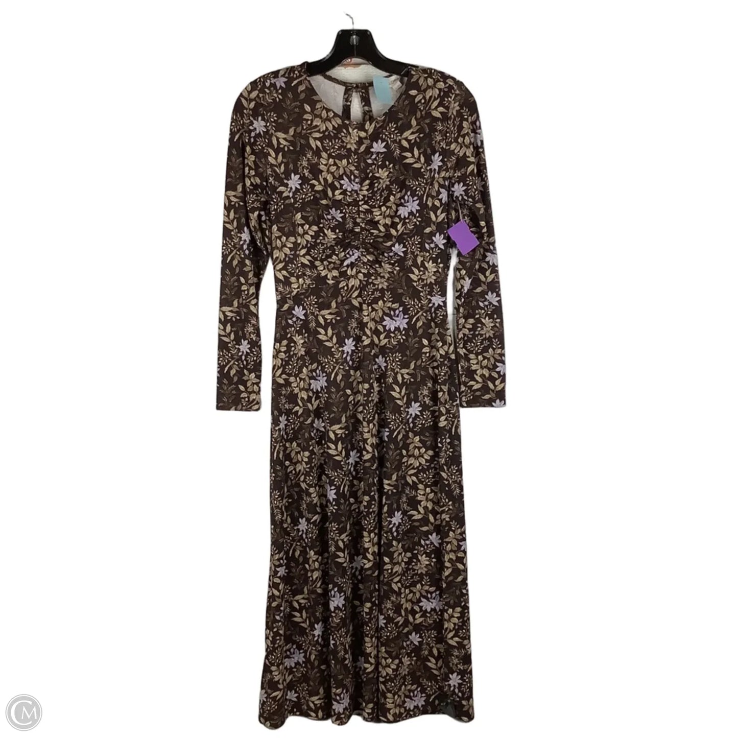 Dress Casual Maxi By Loft In Brown, Size: S Petite