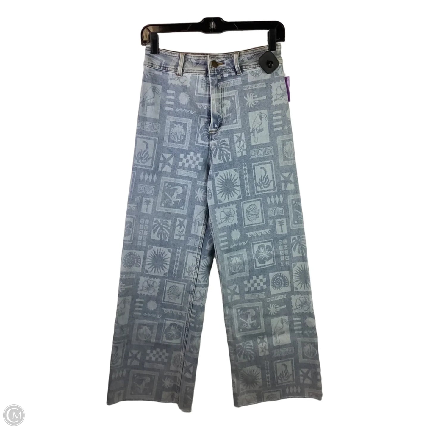 Jeans Wide Leg By Rip Curl In Blue Denim, Size: 2