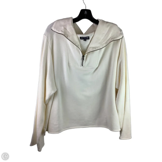 Sweatshirt Collar By J. Crew In Cream, Size: 2x