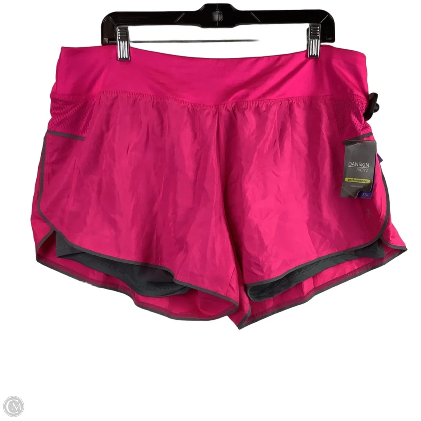 Athletic Shorts By Danskin In Pink, Size: 2x