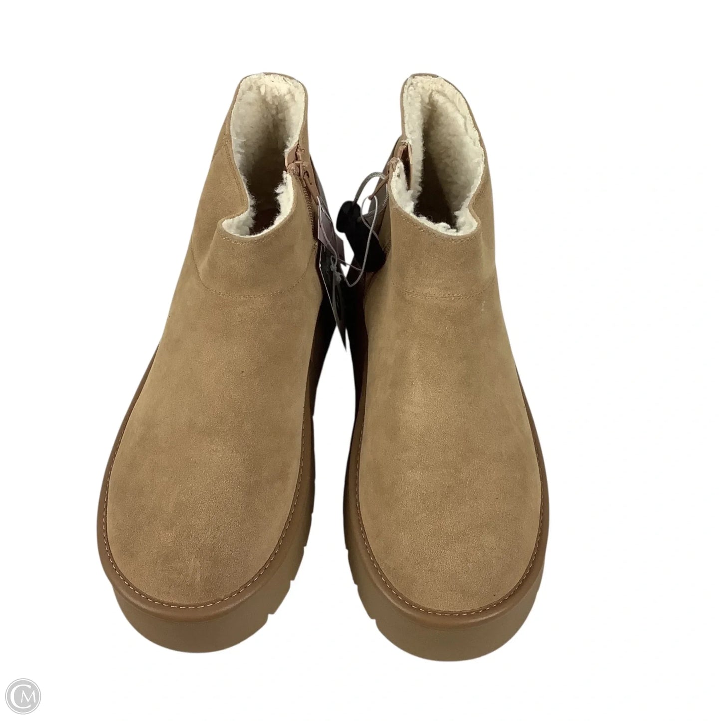 Boots Ankle Flats By Wild Fable In Brown, Size: 11