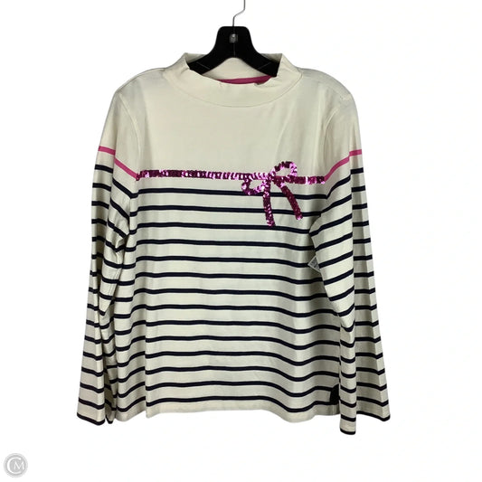 Sweatshirt Crewneck By Talbots In Cream, Size: L