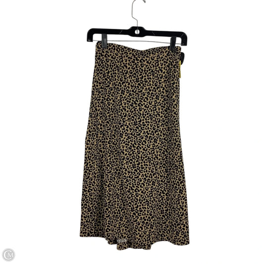 Skirt Midi By Old Navy In Animal Print, Size: Xs