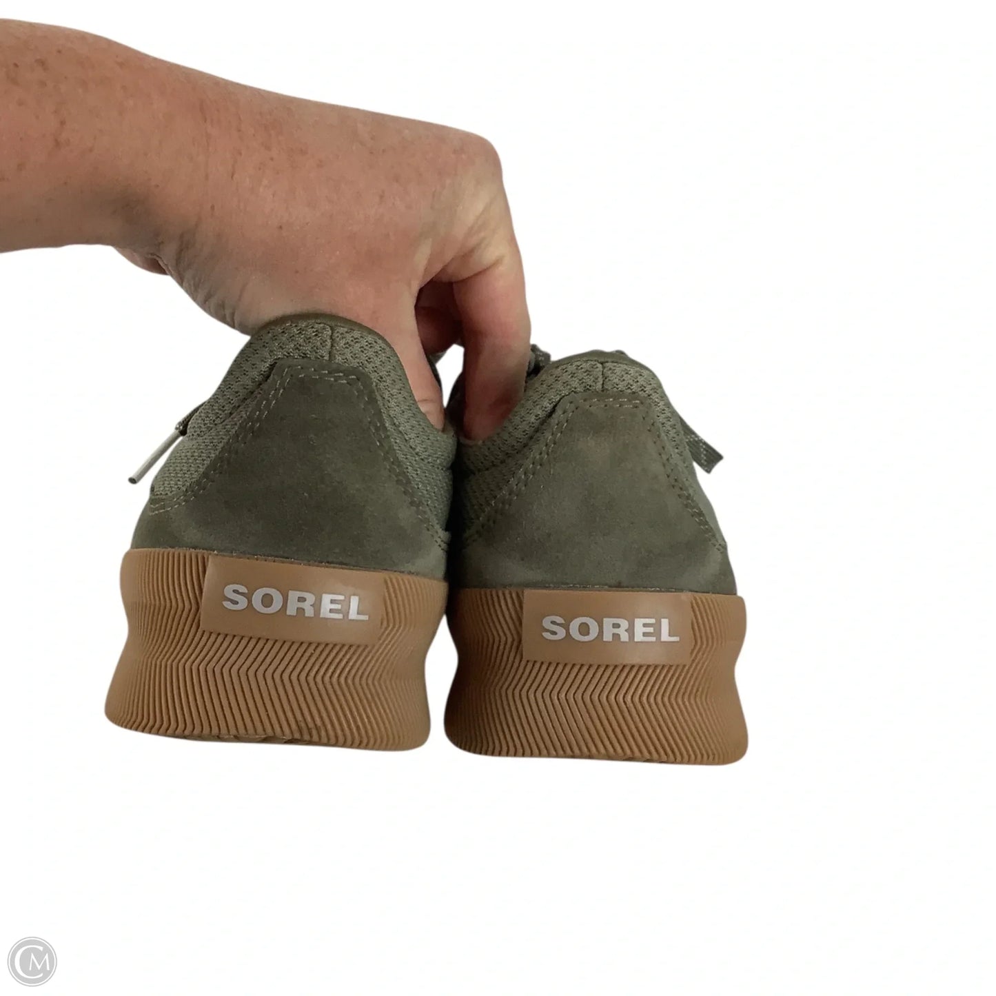 Shoes Sneakers By Sorel In Green, Size: 9