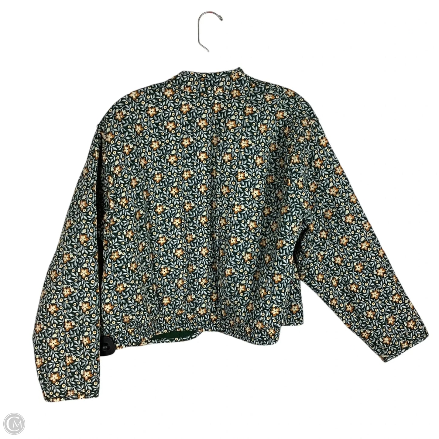 Jacket Puffer & Quilted By Universal Thread In Floral Print, Size: M